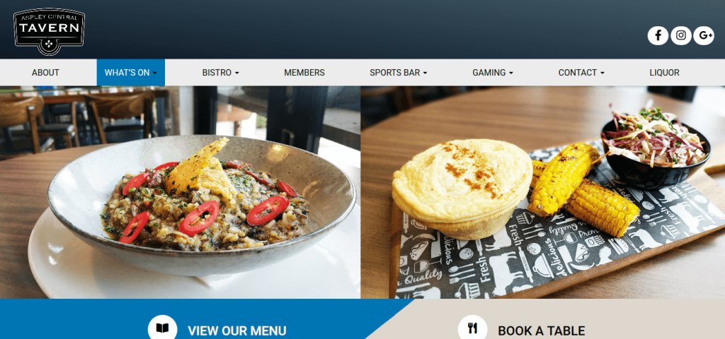 Fast & Fully Responsive Website Developed For Aspley Central Tavern